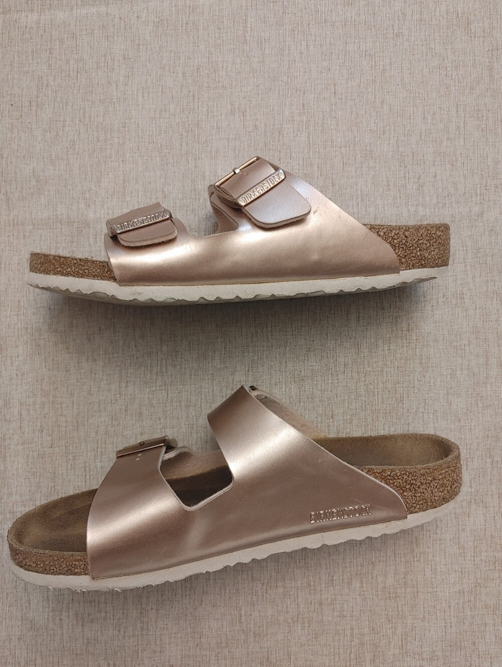 Birkenstock Arizona Kids In Electric Metallic Copper - Picture 7 of 11